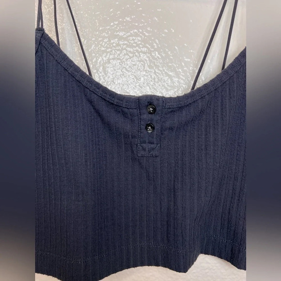 Madewell MWL brushed ribbed cropped tank - Picture 4 of 8